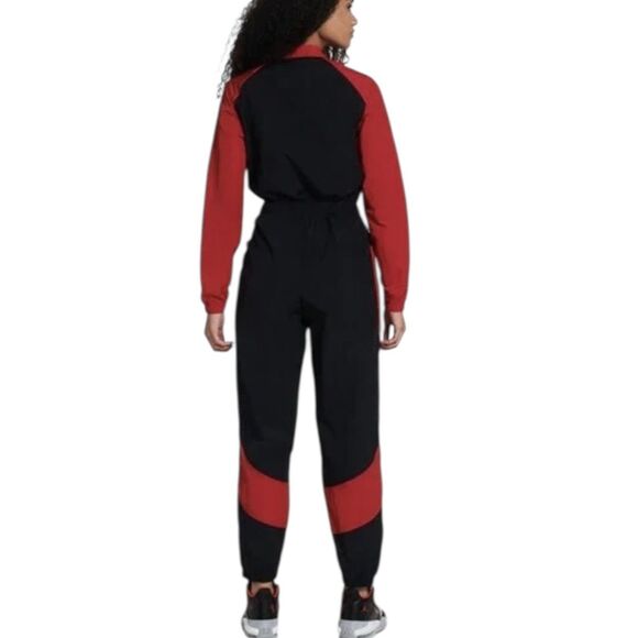 Jordan Jumpsuit Womens 1X Red Black One Piece Coveralls Move To Zero DJ2628-636 - Picture 3 of 13